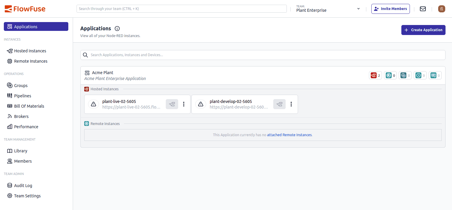 Screenshot of the re-designed top navigation